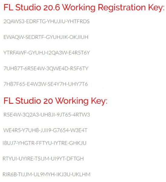 fl studio 12.4.2 registration key